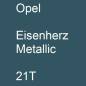 Preview: Opel, Eisenherz Metallic, 21T.